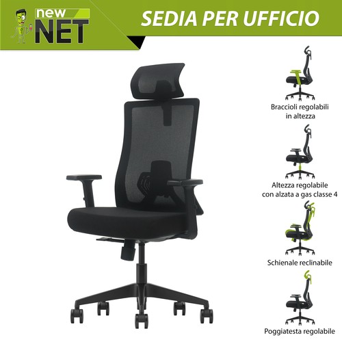 Poltrona girevole ergonomica