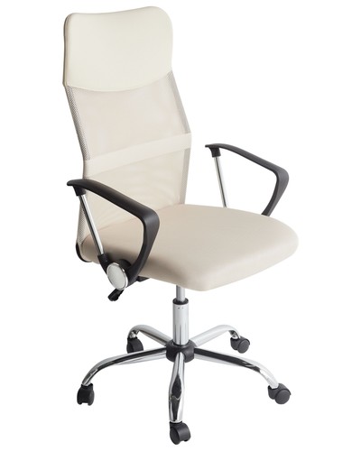 Sedia ufficio rete beige - sedia,